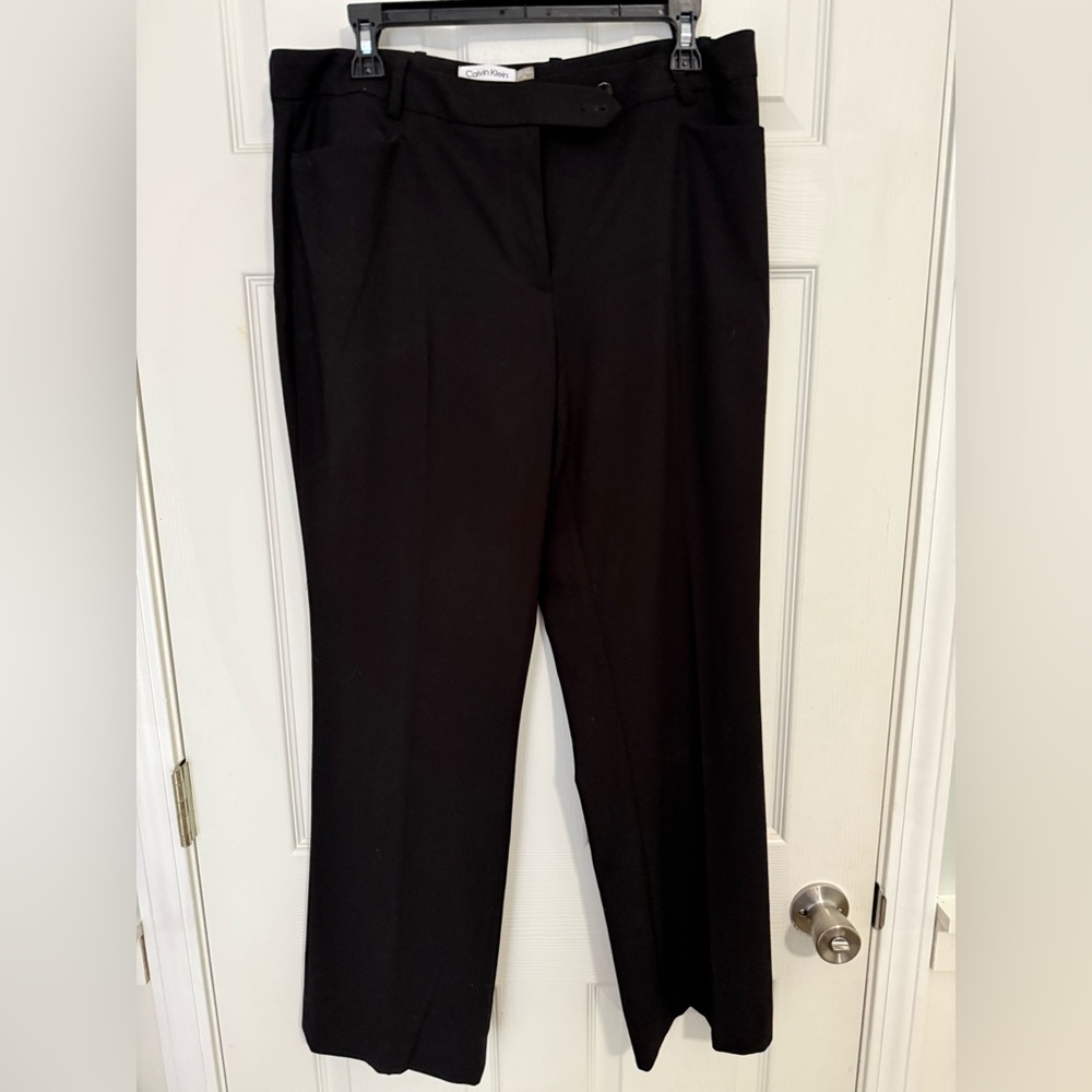 Calvin Klein Black Modern Fit Trousers